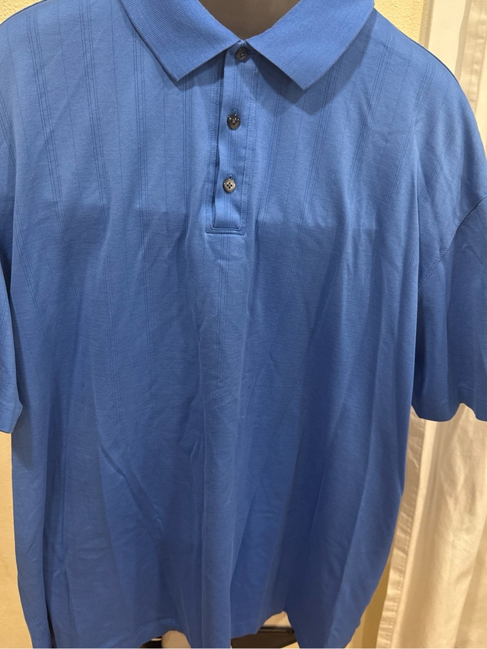 Nike Men's Royal Blue Polo Shirt - Short Sleeve